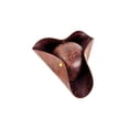 thumbnail image 3 of Faux Leather Tricorn Pirate Hat Adult Halloween, Polyester Cotton Vintage Headpiece Cosplay Prop for Pirate Party and Halloween Masquerade Stage Show Brown B, 3 of 6