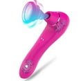 thumbnail image 1 of XBONP 2 in 1 G Spot Vibrator Sex Toys with 10 Sucking & 10 Vibrator Modes Couples Toys for Adults Red, 1 of 5