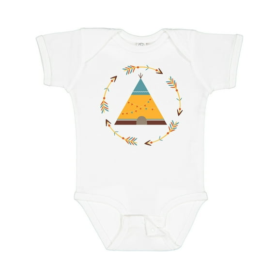 Inktastic Tribal Arrow Native Teepee Boys or Girls Baby Bodysuit