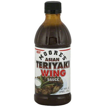 Moore's Asian Teriyaki Wing Sauce, 16FO (Pack of (Best Teriyaki Sauce For Wings)