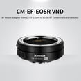 thumbnail image 3 of Commlite CM-EF-EOSR VND Metal Lens Mount Adapter Ring AF Auto, 3 of 8