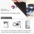 thumbnail image 2 of Dishwasher Magnetic Sticker 23x26 Inch Refrigerator Magnetic Sticker Washing Machine Magnetic Sticker Kitchen Panel Magnetic Sticker Home Decor Beautiful Red and Blue Flowers, 2 of 6