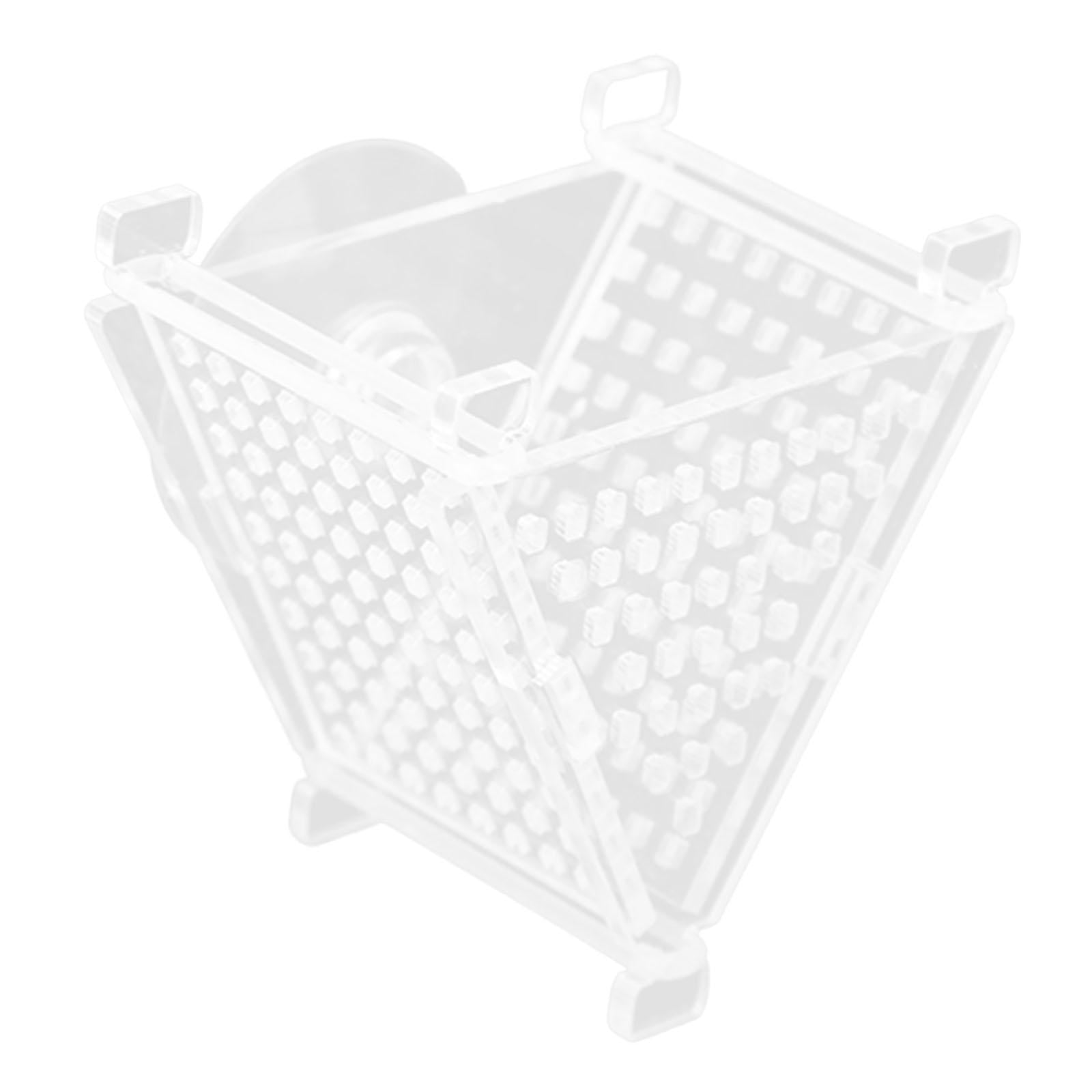 V Shape Fish Feeding Cup Food Funnel Feeding Tool,Easy to Install Red