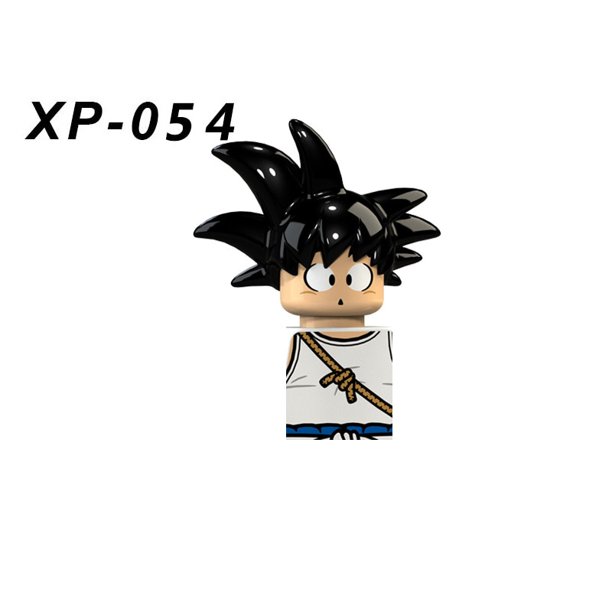 KT1007 KT1009 KT1011 KT1020 KF6142 Dragon Ball Z Goku Vegeta Trunks Kuririn Mini figuras de juguete de acción niños ensamblar muñecas regalos Dengxun unisex