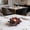 Brown-BW, variant on MMJ Hand Sculpted Ceramic Candle Holder Flower Shape for Candlelight Dinner Home Decor