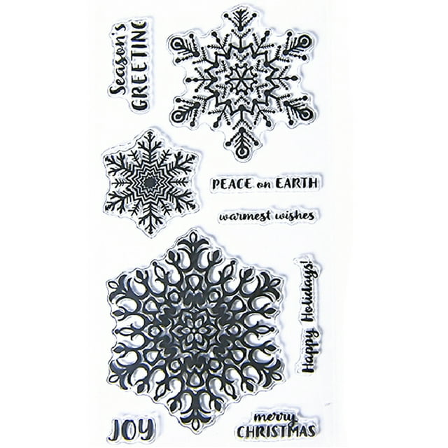 Clear Stamp DIY Transparent Assorted Patterns Silicone Stamp Decorative Stamp