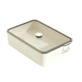 thumbnail image 2 of Linnome Underwear Storage Box 3 Partition Compartment Clear Lid Plastic Sock Bra Panties Drawer Organizer Wardrobe Closet Intimates Sorting Container, 2 of 6