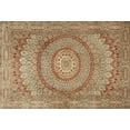 thumbnail image 1 of Ahgly Company Machine Washable Indoor Rectangle Traditional Saddle Brown Area Rugs, 7' x 9', 1 of 7