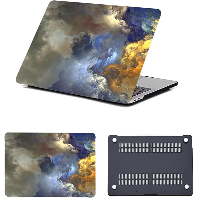 Pattern Case for MacBook 12 inch 2017 2016 2015 A1534 with Retina Display,Matte Frosted Plastic Laptop Hard Shell Case Protective Cover for MacBook A1534,Cloud