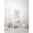 thumbnail image 4 of White Shirt Sketch Framed Painting Print, 4 of 5