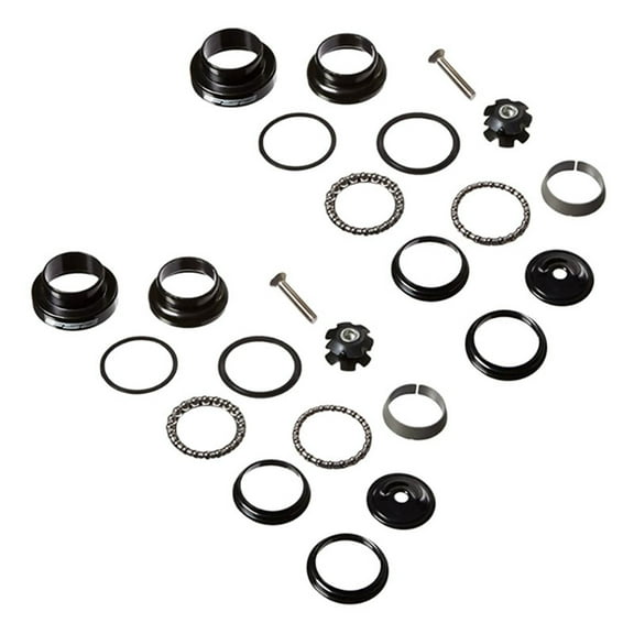 2 set Full Speed Ahead Hammer Threadless Heavy Duty Bicycle Headset 34MM,2 set of accessories,Black & Silver