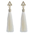 thumbnail image 3 of Fiudx Pendientes Bohemios Étnicos con Borlas Colgantes de Cuerda para Mujer Wh, 3 of 4