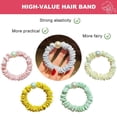 thumbnail image 3 of OUSITAI 10Pcs Hair Scrunchies Velvet,Chiffon and Satin Elastic Hair Bands Scrunchie Bobbles Soft Hair Ties Ropes Ponytail Holder Hair Accessories, 3 of 6