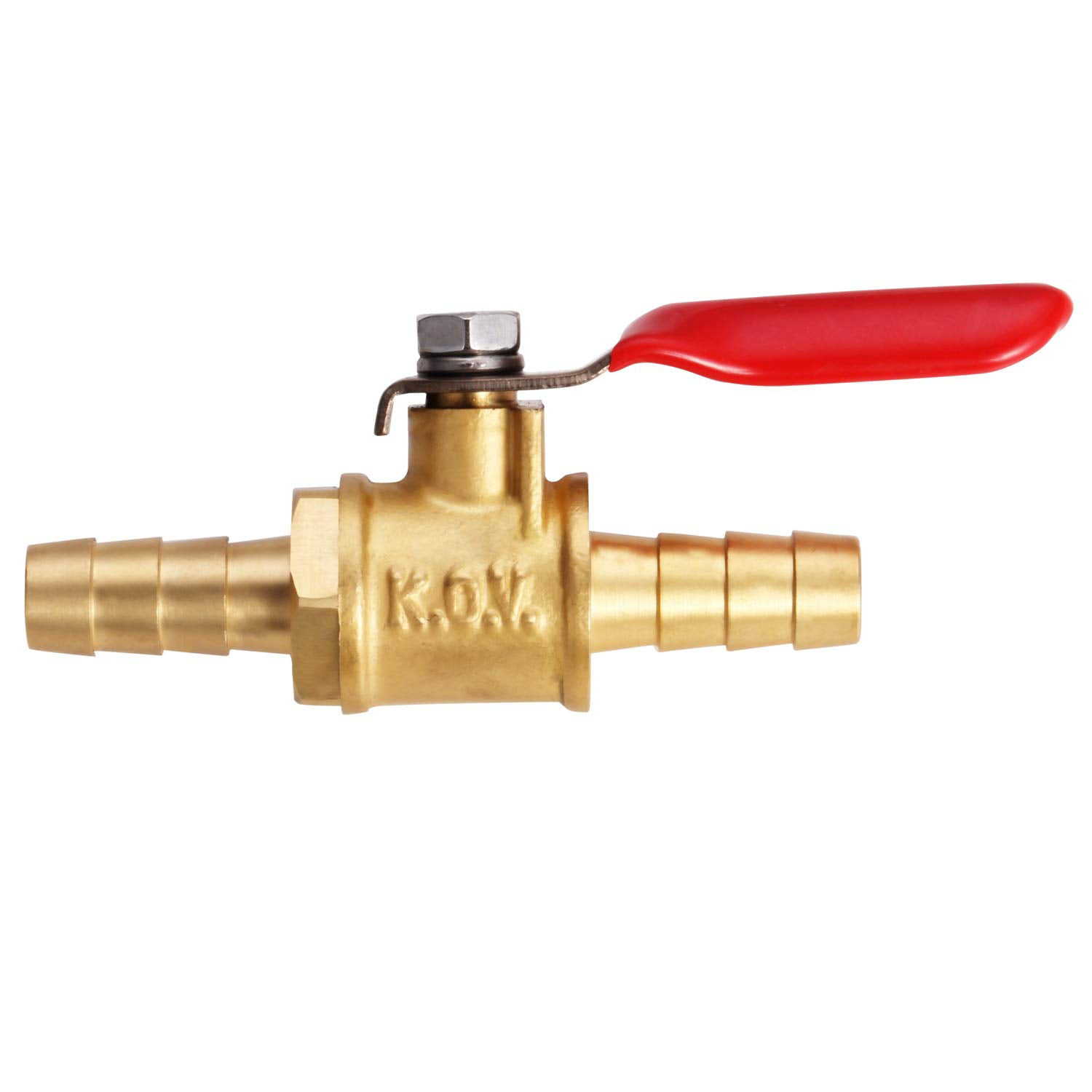 Brass Ball Valve 1/4"Shut off Female to Male Faucet Switch Gas Fluid Pipe 