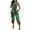 Green, variant on Cathalem Workout Jumpsuits for Women Long Pant Romper Jumpsuit with Pockets,White M