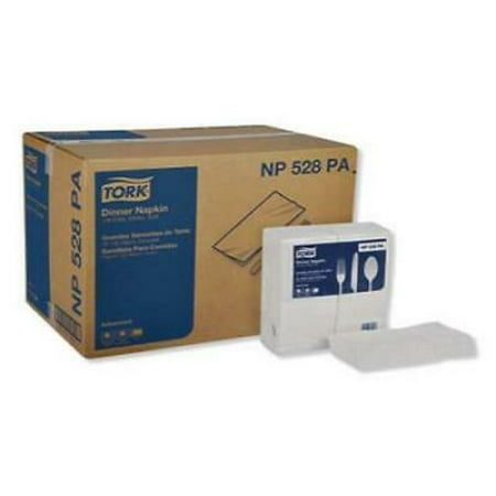 

Tork Advanced Dinner Napkins 2-Ply 15 x 17 1/8 Fold White 100/PK 28 PK/CT (NP528PA)