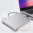 thumbnail image 3 of Lecteur DVD Externe 3D Blu Ray, USB 3.0 et Type-C Lecteur DVD Blu Ray Ultra Mince Brûleur, Largement Utilisé, 3 of 6