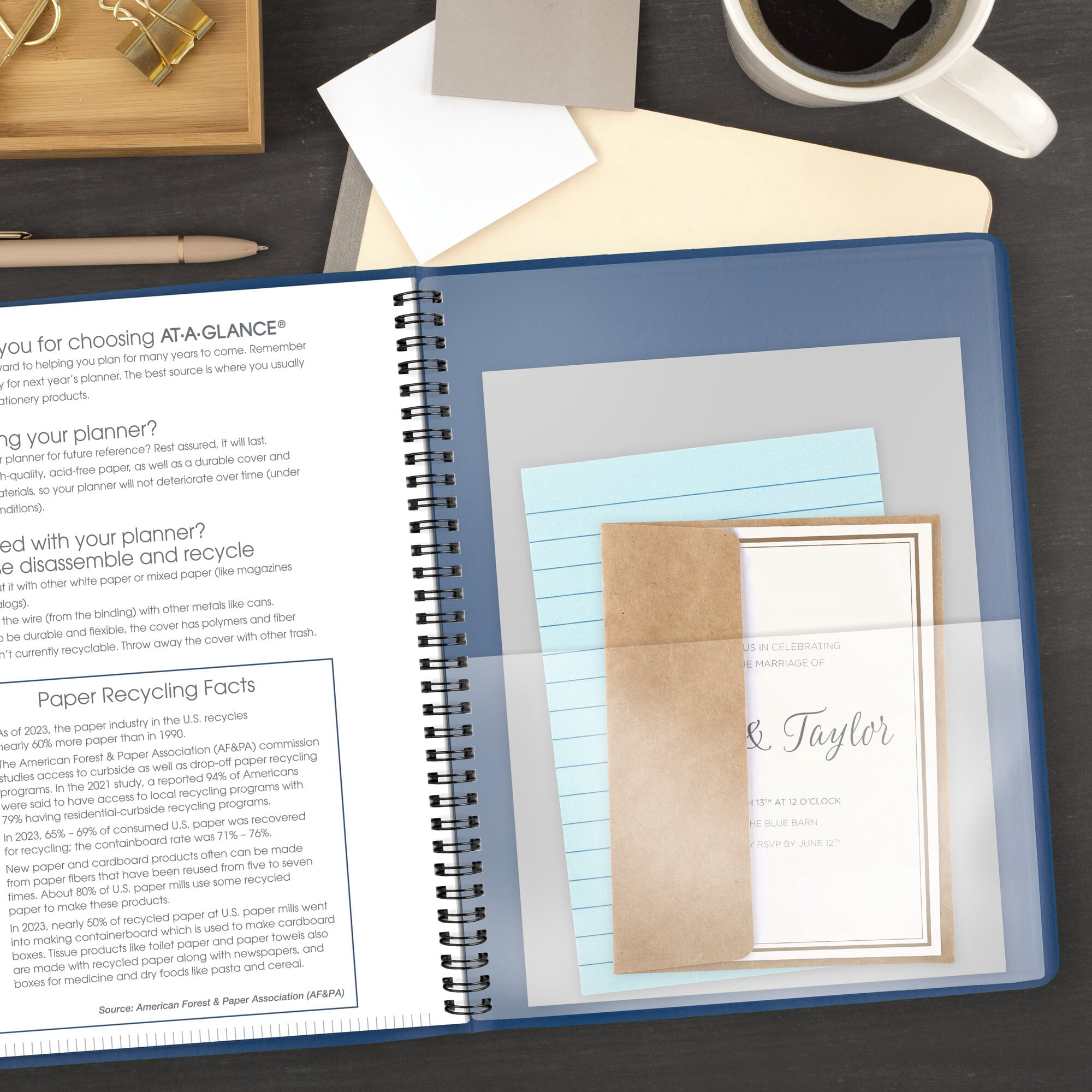 AT-A-GLANCE 2027 Weekly Appointment Book Planner Blue Large 8 14 x 11 - Weekly