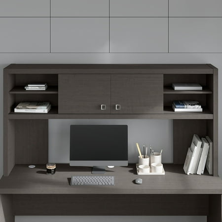 UPC: 0042976183509 | Bush Business Furniture Echo 72W Desk Hutch by Charcoal Maple Maple Finish