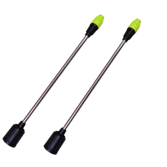 2-Pack Garden Handheld Sprayer Nozzle Replacements with Long Spray Rod, Easy to Use and Maintain, Stainless Steel