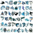 thumbnail image 3 of Wrapables Waterproof Vinyl Stickers for Water Bottles, Laptop, Phones, Skateboards, Decals for Teens, 100pcs, Majestic Creatures, 3 of 7
