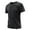 Black, variant on Fashion Top for Men - Men's Thin Ice Silk Quick Drying Short Sleeve T-Shirt Athletic Sportswear Casual Comfort Lightweight Activewear Top T-shirt,White,6XL
