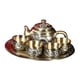 thumbnail image 3 of Juego de té de kung fu, juego de té, tetera con taza de té, tetera e infusor, juego de té de viaje para fiestas de té de negocios y adultos, 3 of 9