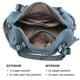 thumbnail image 4 of Bolso Dasein de piel vegana suave para mujer, color azul claro, 4 of 6