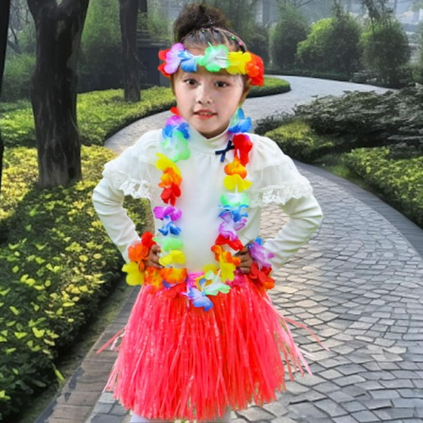 Traje hawaiana niña hotsell