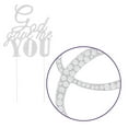 thumbnail image 3 of God Gave Me You Wedding Cake Topper, Silver Religious Christian Party Decoration, 3 of 5