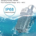 thumbnail image 2 of DC 12V Submersible Water Pump Camper Motorhome High Flow Whale Pump 1500L/H 5M, 2 of 8