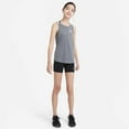 thumbnail image 4 of Nike Pro Big Kids' (Girls') Shorts Color: Black/White Size: S, 4 of 6