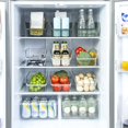 thumbnail image 3 of 2Pcs Clear Refrigerator Bins for Organized Pantry Storage Versatile And Durable Fridge Can Organizer And Food Storage Box Green One Size, 3 of 13