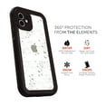 thumbnail image 3 of Body Glove Tidal Waterproof Phone Case for iPhone 12 - Black/Clear, 3 of 10