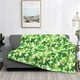 thumbnail image 2 of Fotbe Happy St. Patrick's Day Manta de Franela con Estampado, Manta Ultrasuave para Cama, Sofá, Auto, Hipoalergénica y Antibolitas-80"x60", 2 of 6