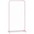 thumbnail image 1 of Clothes Rack with Wheels . Garment Rack Clothing Rack for Hanging Clothes with Dense Mesh Storage Shelf lb Load Capacity Brakes Steel Frame UHSRBK, 1 of 6