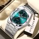 thumbnail image 5 of Reloj de Cuarzo para Hombre, Caja de 44 Mm, Pantalla de Fecha y Día, Luminoso, Correa de Acero Inoxidable, Reloj de Pulsera Impermeable, 5 of 8