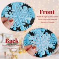 thumbnail image 3 of Parches termoadhesivos navideños con estampado de copos de nieve de Harsgs con apliques de tela, 3 of 6
