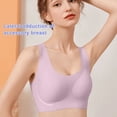 thumbnail image 4 of Sujetador sin costuras para mujer Sujetador sin aros Diseño fino y delgado Sin ropa interior Sujetador deportivo de bajo impacto Sujetador cómodo para uso diario, 4 of 5