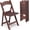 Brown, variant on Garden and Patio Folding Chair Set of 4 for Event and Wedding, Lightweight with Padded Seat, Water-Proof, Double Braced Frame, Non-Slip Feet, 350LB Capacity (Brown)