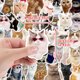 thumbnail image 2 of Paquete de pegatinas divertidas con forma de meme de gatos, 50 unidades, de vinilo impermeable, 2 of 2