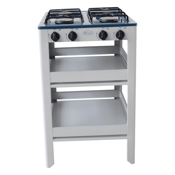 Parrilla de Anaquel 4 Quemadores P910 porcelanizada Fraga azul