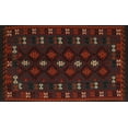 thumbnail image 1 of Ahgly Company Machine Washable Indoor Rectangle Traditional Milk Chocolate Brown Area Rugs, 2' x 5', 1 of 7