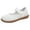 White, variant on Wensltd Casual White Shoe for Women Shallow Mouth Lightweight Solid Color Women Shoes Walking
