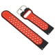thumbnail image 1 of Pulsera De Reloj De Silicona, Correas De Reloj De Silicona Regalos Perfectos Diseño Contratado Con Orificios De Aire Para Amazfit GTS 3 Para Amazfit Bip S Cergrey negro rojo, 1 of 8