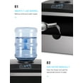 Northair Countertop 2 in 1 Ice Maker with Water Dispenser 3 Sizes Bullet Ice 48lbs Daily