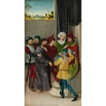 thumbnail image 3 of Ludwig Schongauer 15x24 Black Modern Framed Museum Art Print Titled - Christ Before Pilate, 3 of 5