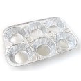 thumbnail image 1 of Bandeja desechable de aluminio para magdalenas KitchenDance, 50 unidades, 1 of 7