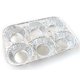 thumbnail image 1 of Bandeja desechable de aluminio para magdalenas KitchenDance, 50 unidades, 1 of 7