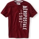 thumbnail image 1 of Aeropostale - Camiseta gráfica para hombre Ath 1987 Dept, roja, mediana, 1 of 1
